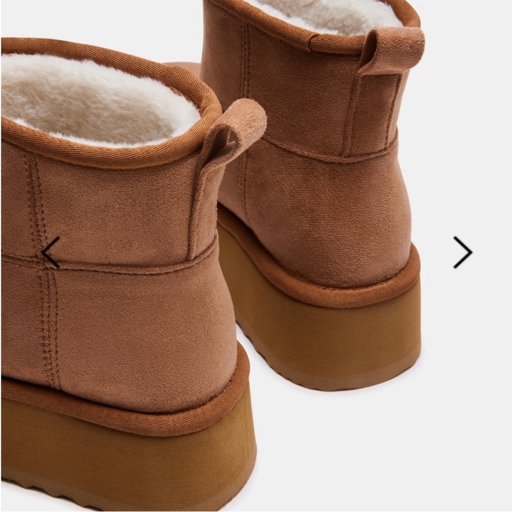 Madden Girl Brown Platform Ankle Booties - Picture 5 of 11
